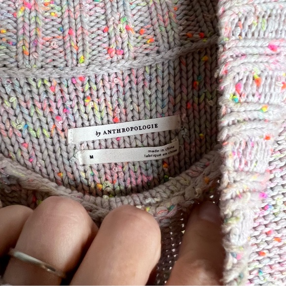 Anthropologie BREA Sleeveless Cotton Knit Mock Neck Tank Sweater - Picture 6 of 8